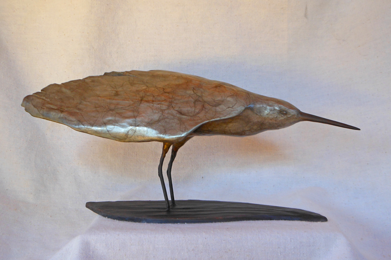 Willet Cast Bronze with Silver Nitrate Patina